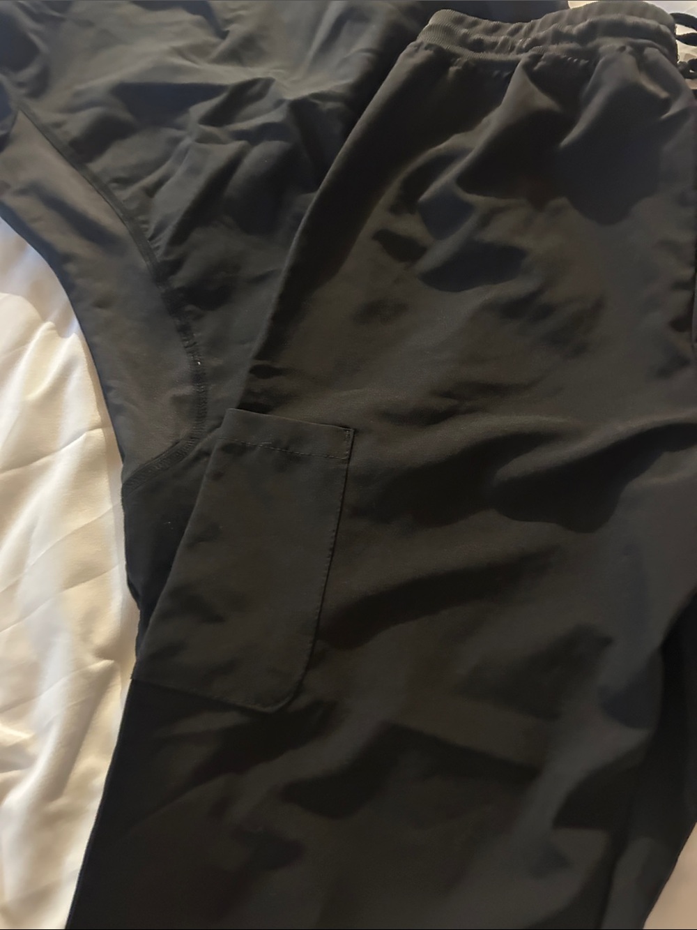 healing hands Women's Black Track Joggers and top set - Picture 6 of 7